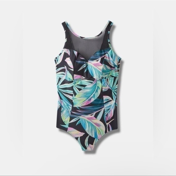 torrid Other - Torrid Wireless Mesh High Neck One Piece Swimsuit Multi size 6X NWT